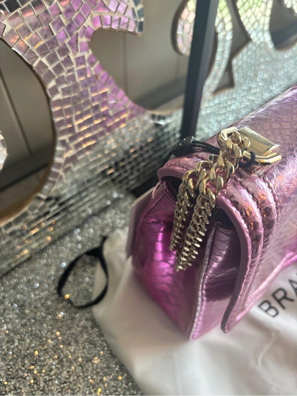 ⭐️Brahmin Rosalie Rose Water‎ Akoni Bag